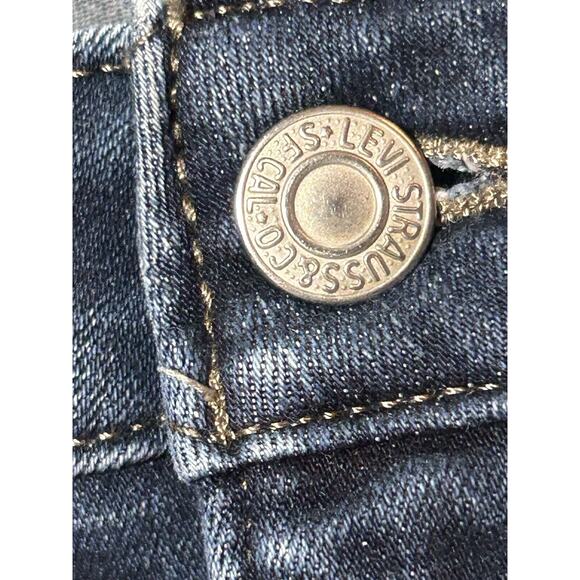 Levis 415 Jeans Womens 18W Waist34 M Classic Boot Cut Stretch Blue Denim - Picture 13 of 16